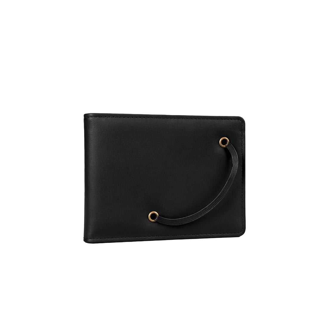 Classic Noir Leather Passport Holder
