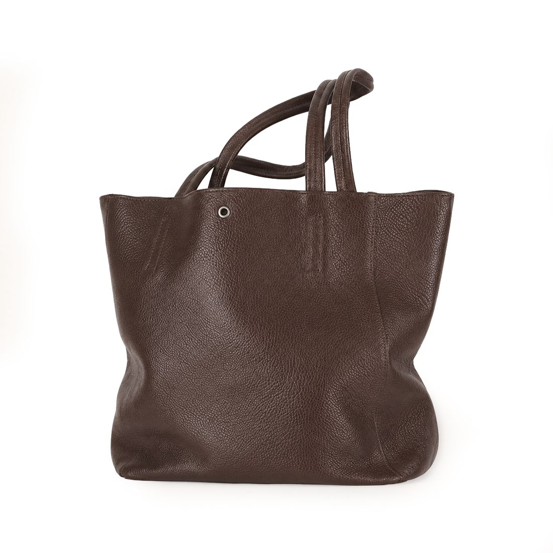 Made to Order Classic Brown Leather Tote Bag