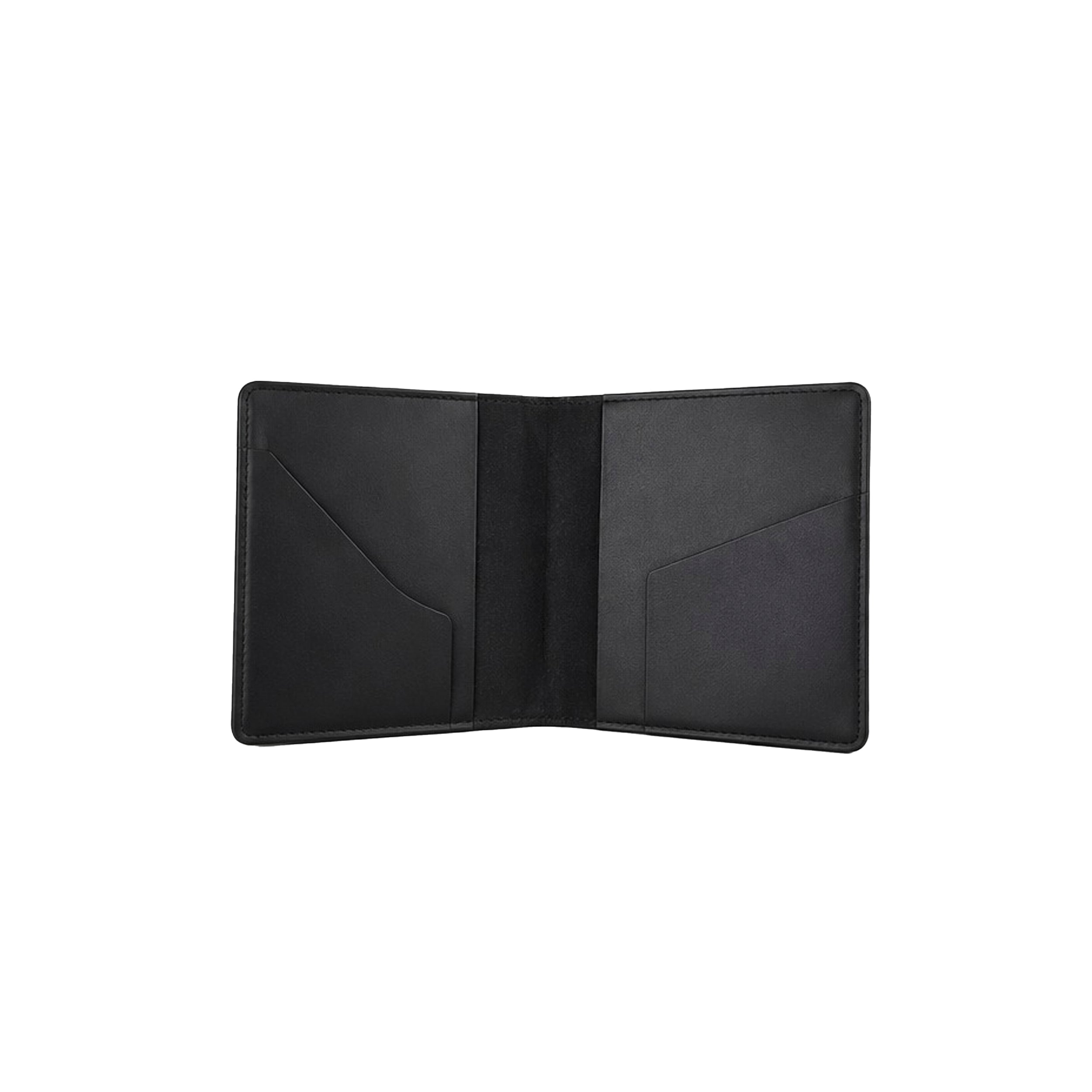Classic Noir Leather Passport Holder