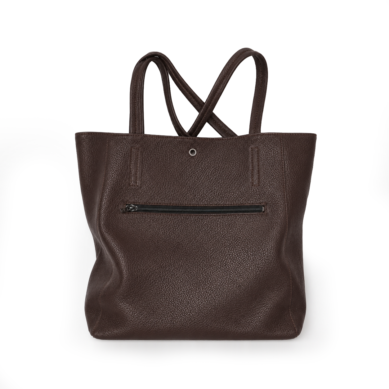 Made to Order Classic Brown Leather Tote Bag