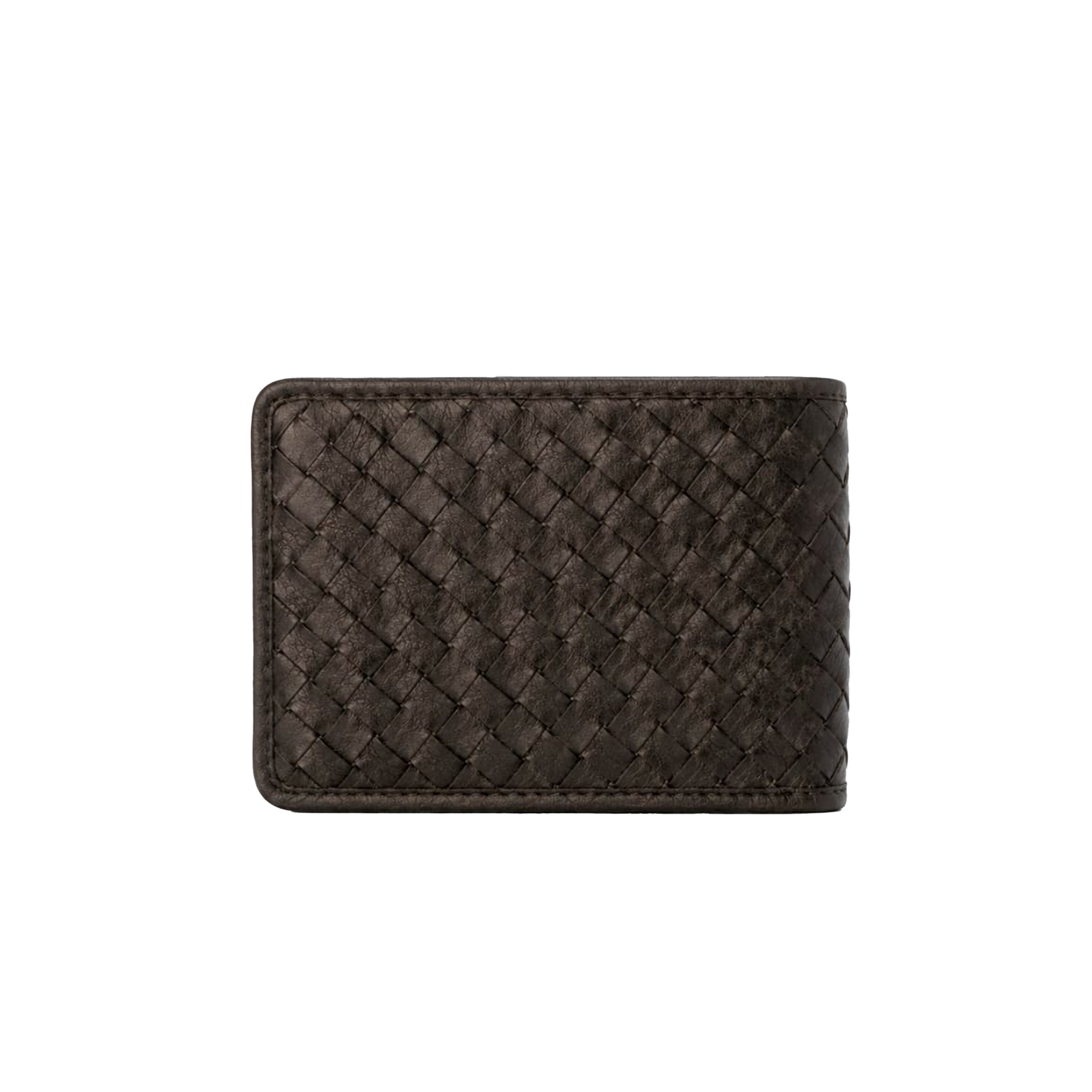 Woven Heritage Leather Wallet