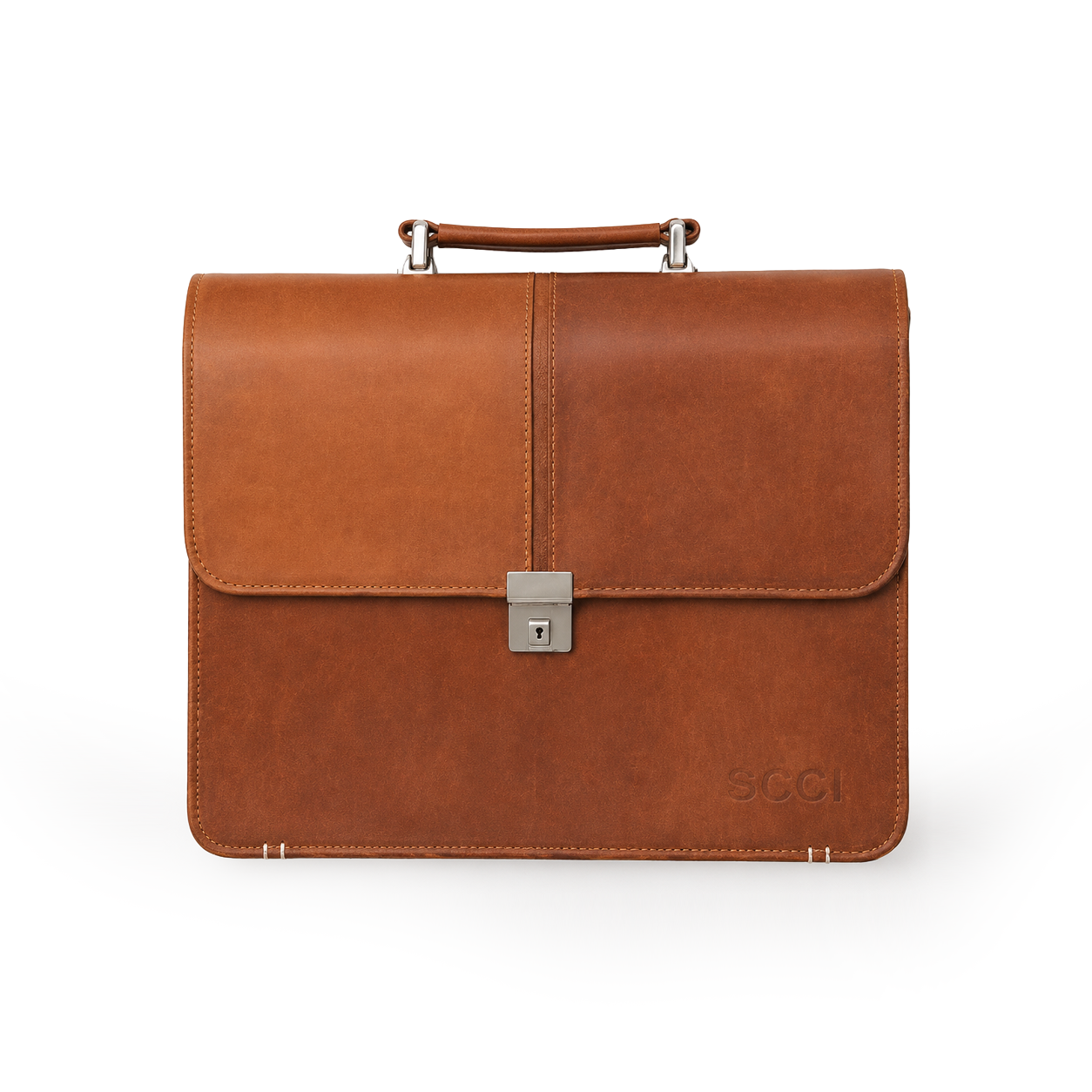 Classic Brown Leather Laptop Bag (Make to order)