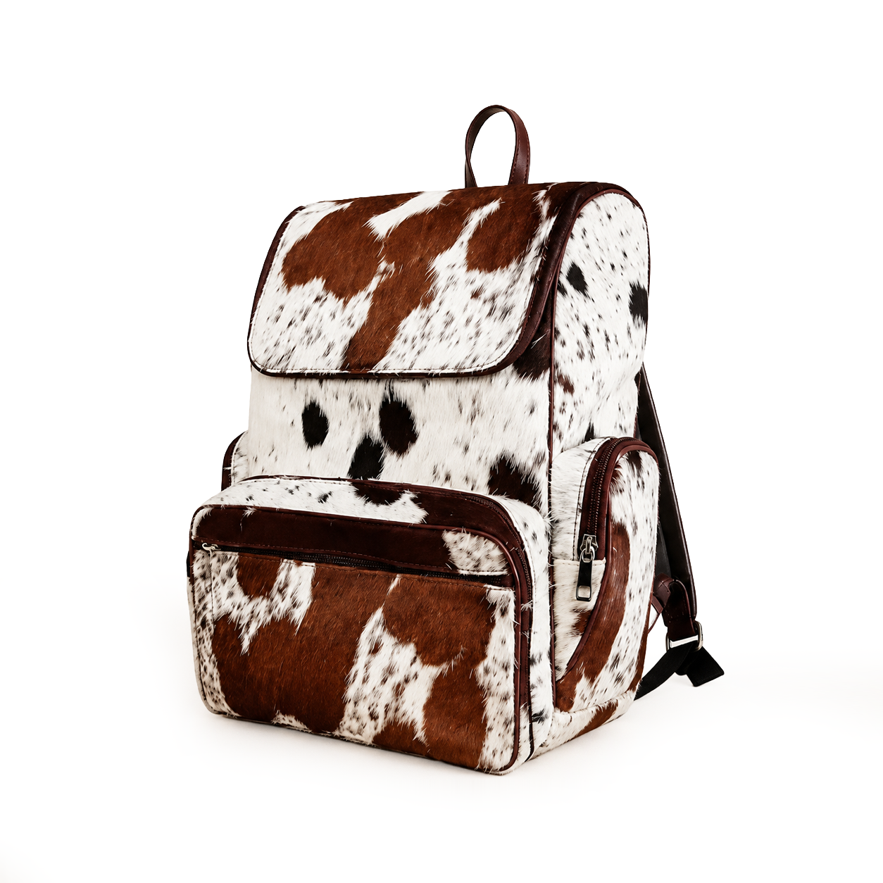 Made to Order Cow Print Leather Backpack