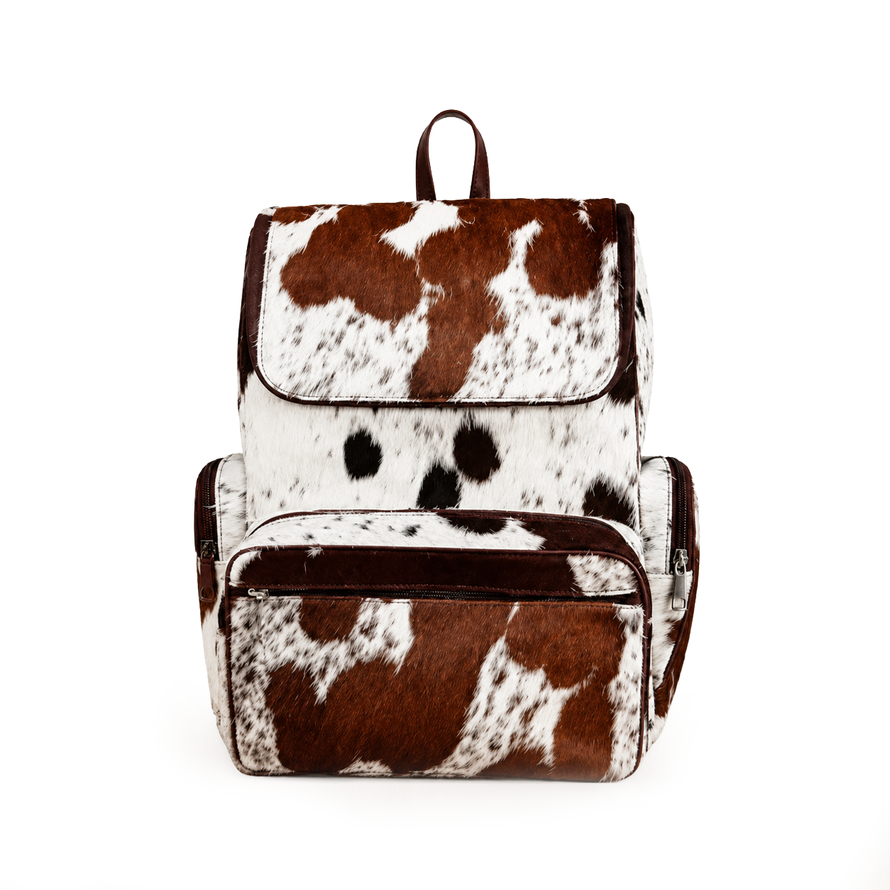 Made to Order Cow Print Leather Backpack