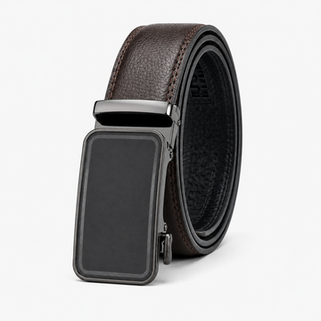 Premium Synthetic Leather Ratchet Belt Auto lock