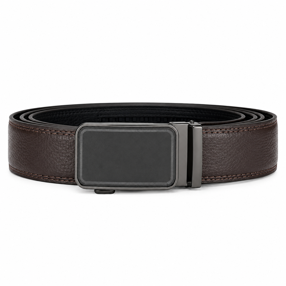 Premium Synthetic Leather Ratchet Belt Auto lock