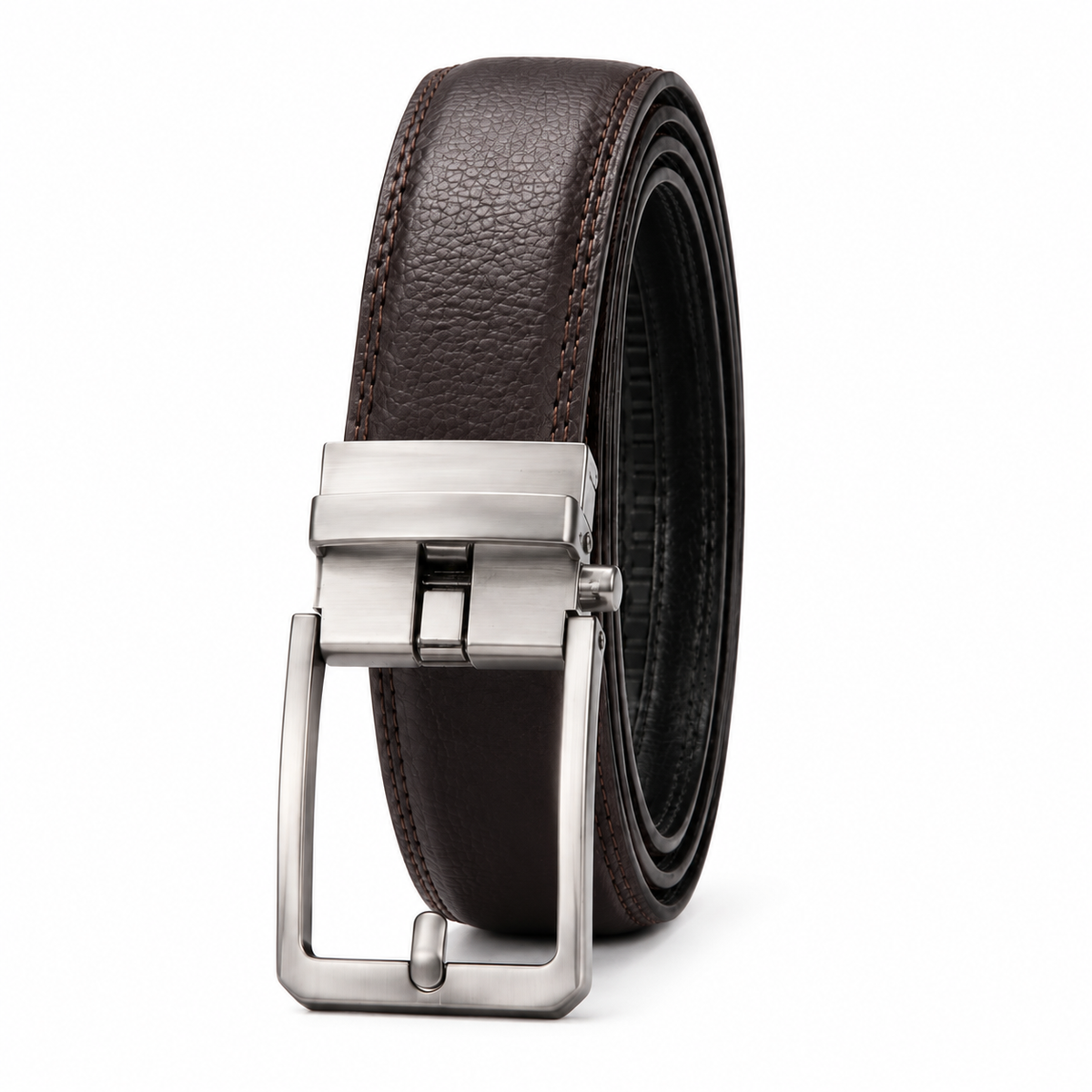 Premium Synthetic Leather Automatic Buckle Belt