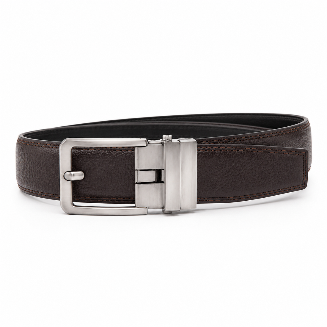 Premium Synthetic Leather Automatic Buckle Belt