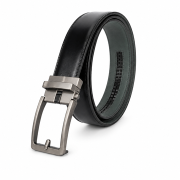 High Chrome Genuine Leather Auto-Lock Belt