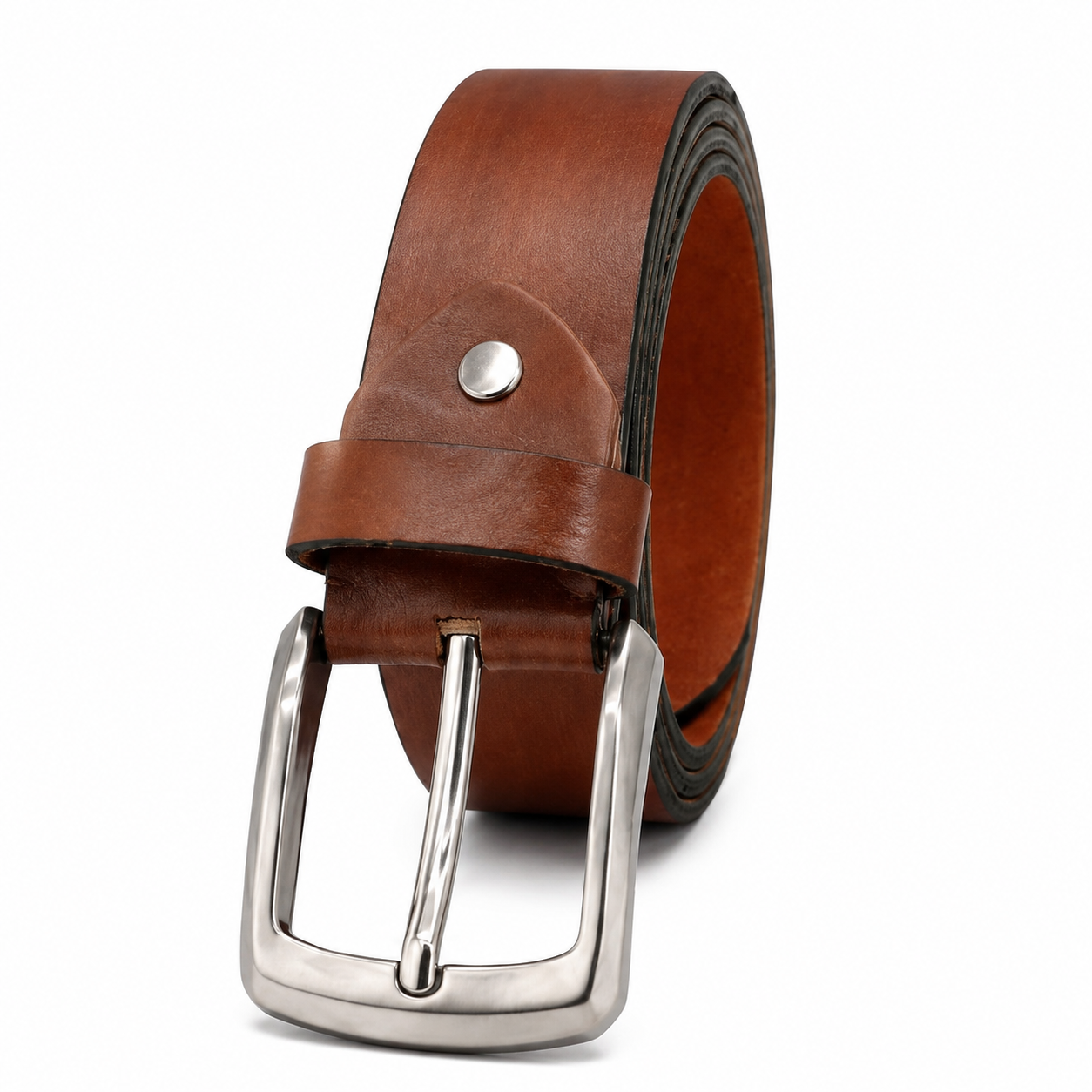 Leather Tide Classic Brown Leather Belt
