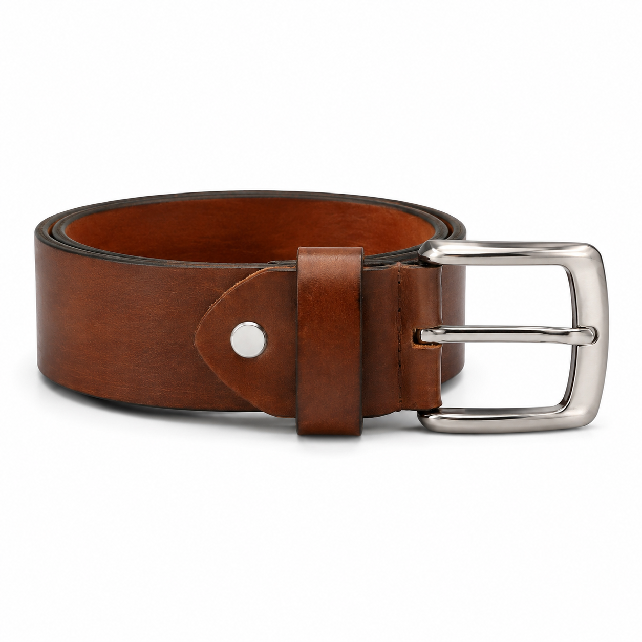 Leather Tide Classic Brown Leather Belt