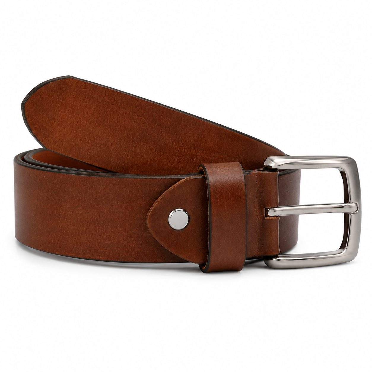 Leather Tide Classic Brown Leather Belt