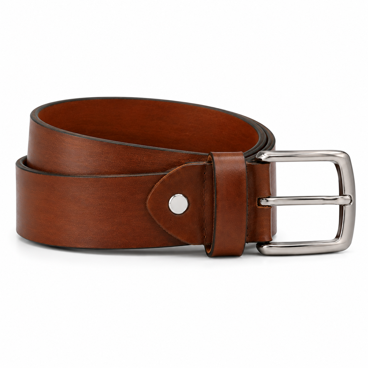 Leather Tide Classic Brown Leather Belt