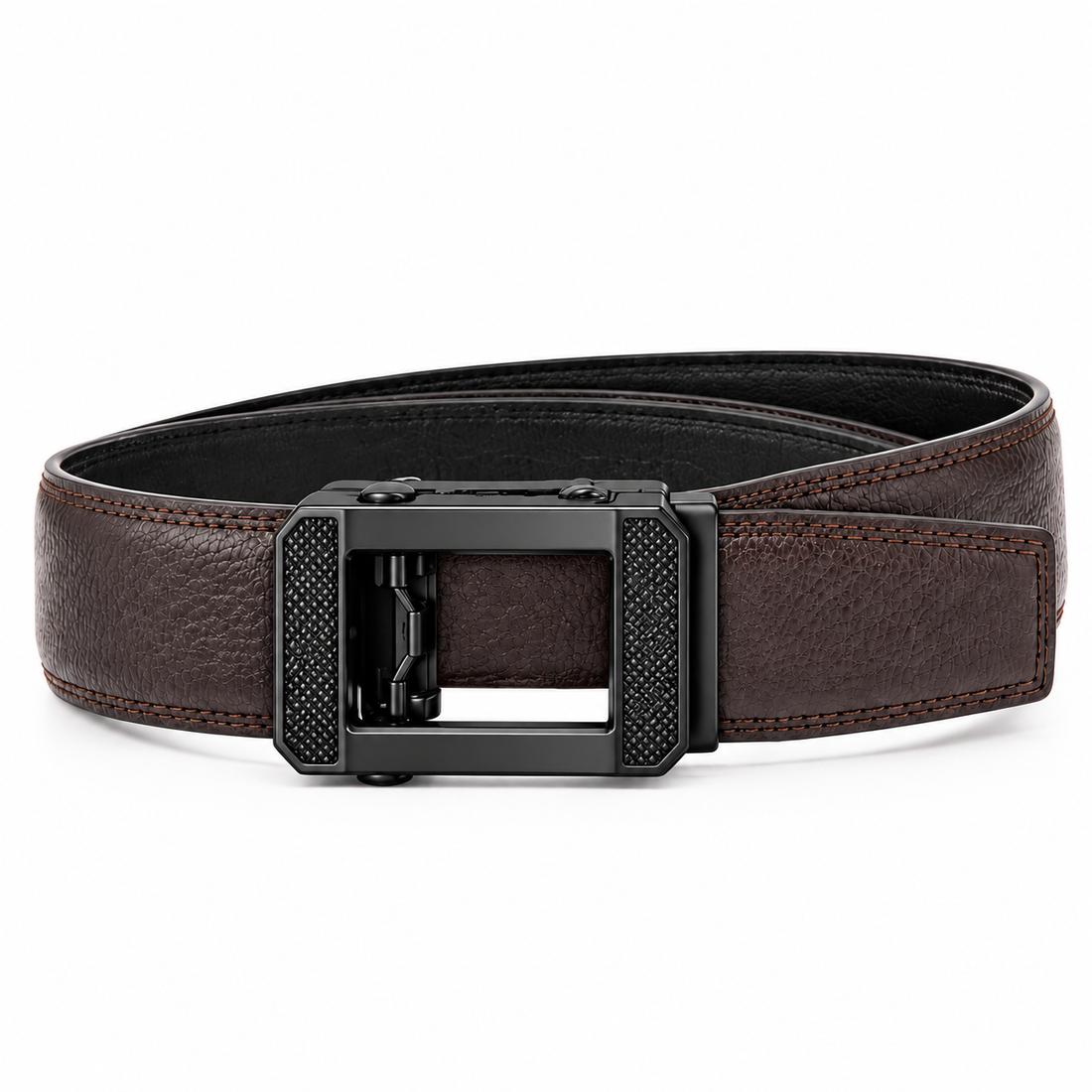 Premium Synthetic Leather Automatic Buckle Belt