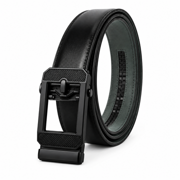 High Chrome Genuine Leather Auto-Lock Belt