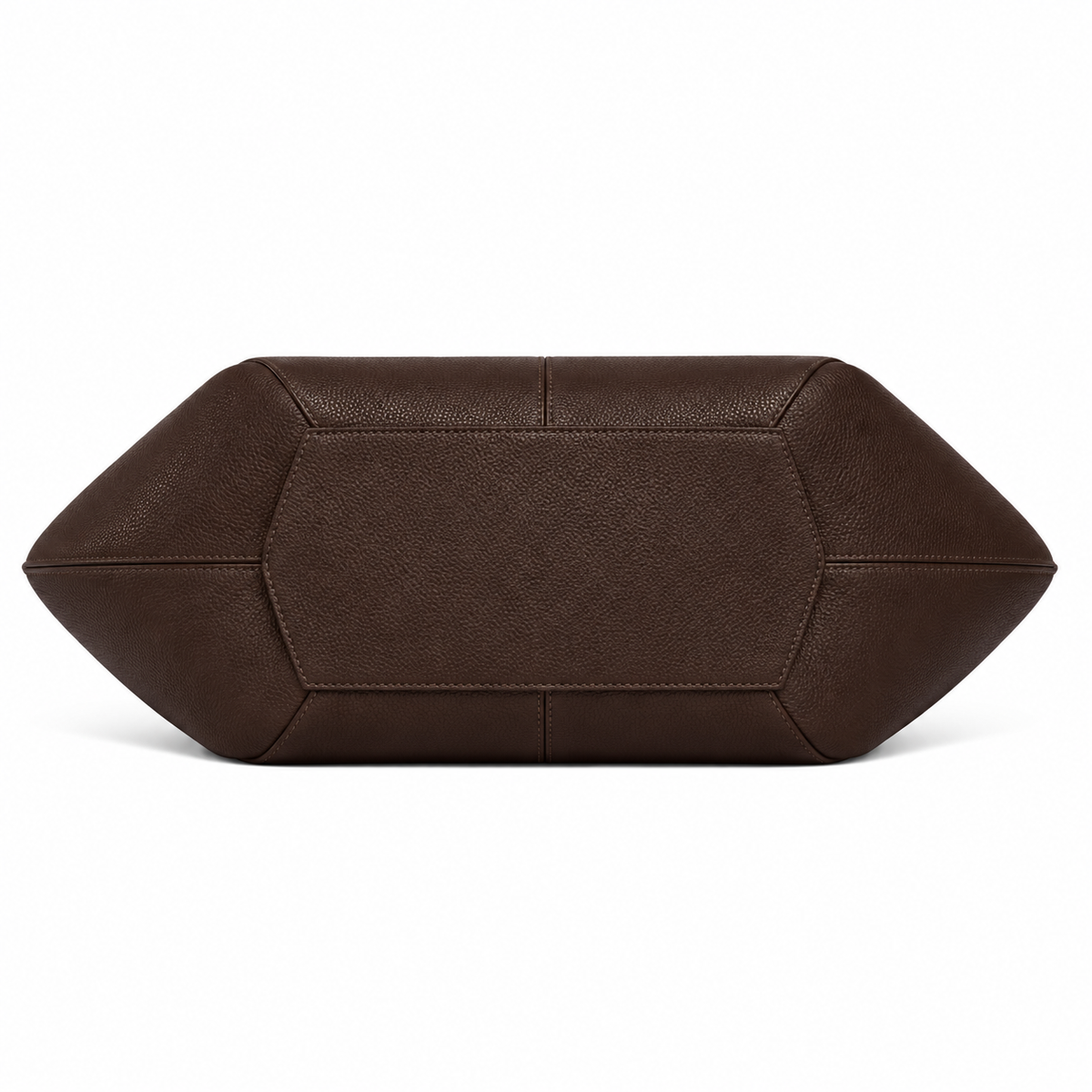 The Elara Winged Tote – Chocolate Brown