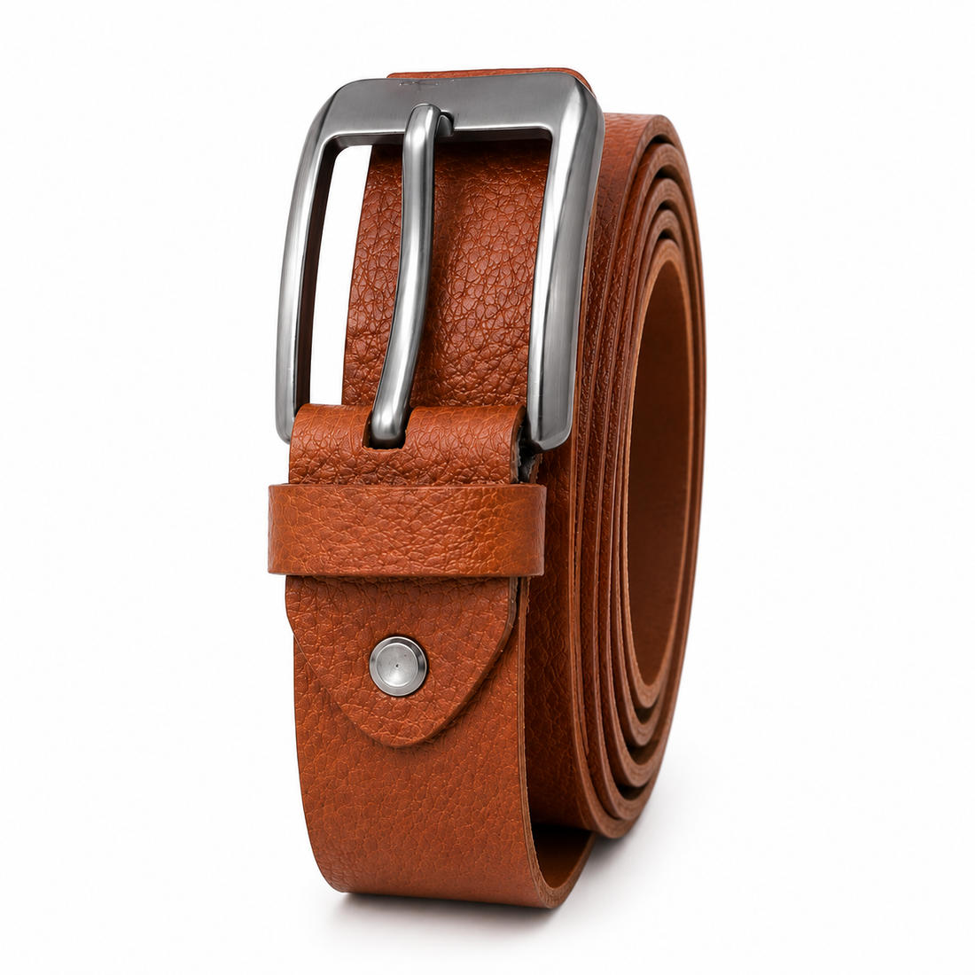 Full Grain 100% Pure Buffalo Leather Belt - No Peeling or Cracking - Best For Jeans- Crocuffalo Brown