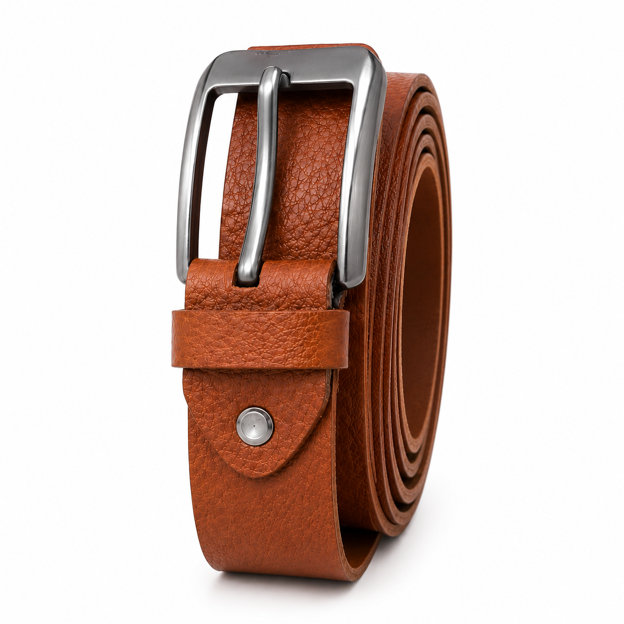 Full Grain 100% Pure Buffalo Leather Belt - No Peeling or Cracking - Best For Jeans- Crocuffalo Brown