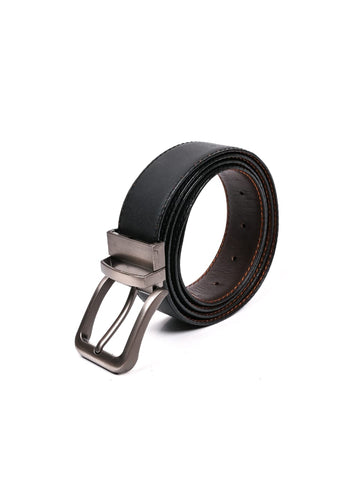 100% Pure Leather 2 in 1  belt Black & Brown